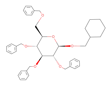 cyclohexylmethyl 2,3,4,6-tetra-O-benzyl-β-D-glucopyranoside