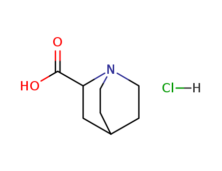 1-Azabicyclo[2.2.2]octane-2-carboxylic acid, hydrochloride