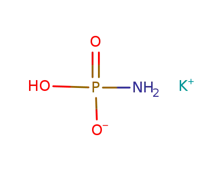 Molecular Structure of 13823-49-9 (Phosphoramidic acid, monopotassium salt)