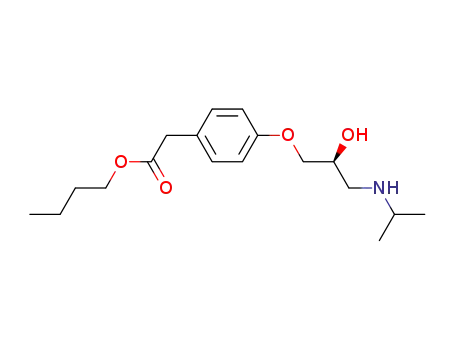 (S)-1-<p-<(butoxycarbonyl)methyl>phenoxy>-3-(isopropylamino)propan-2-ol
