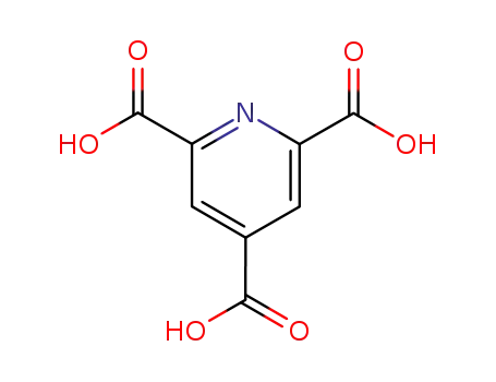Molecular Structure of 536-20-9 (Pyridine-2,4,6-tricarboxylic acid)