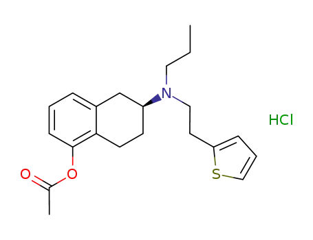 (S)-6-(propyl(2-(thiophen-2-yl)ethyl)amino)-5,6,7,8-tetrahydronaphthalen-1-yl acetate hydrochloride