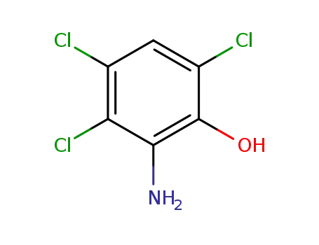Molecular Structure of 6358-15-2 (2-amino-3,4,6-trichlorophenol)