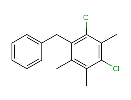 Molecular Structure of 108201-82-7 (2,3,5-trimethyl-4,6-dichlorodiphenylmethane)