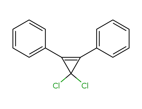 Molecular Structure of 2570-00-5 (3,3-dichloro-1,2-diphenylcyclopropene)