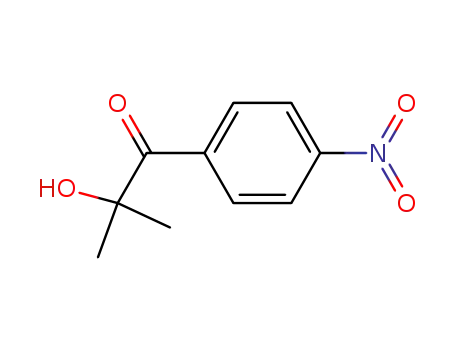 Molecular Structure of 83846-35-9 (1-Propanone, 2-hydroxy-2-methyl-1-(4-nitrophenyl)-)