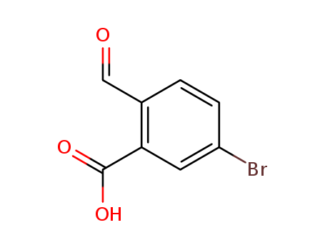 Benzoic acid, 5-bromo-2-formyl-