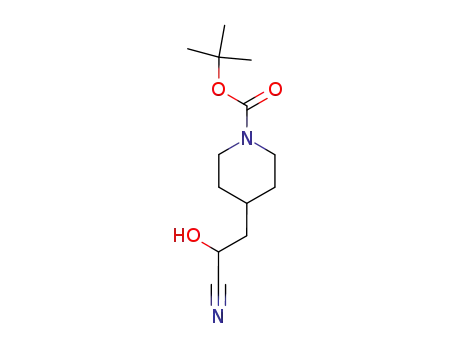 1-Piperidinecarboxylic acid, 4-(2-cyano-2-hydroxyethyl)-, 1,1-diMethylethyl ester