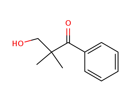 Molecular Structure of 56010-63-0 (1-Propanone, 3-hydroxy-2,2-dimethyl-1-phenyl-)