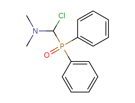 Molecular Structure of 1352709-73-9 ((diphenylphosphoryl)(N,N-dimethylamino)chloromethane)