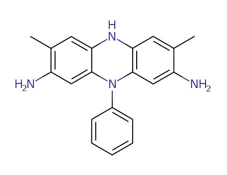 Molecular Structure of 63317-00-0 (2,8-Phenazinediamine, 5,10-dihydro-3,7-dimethyl-10-phenyl-)