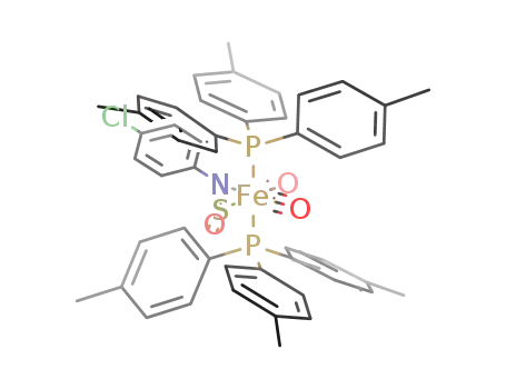 [Fe(P(4-MeC<sub>6</sub>H<sub>4</sub>)3)2(CO)2(4-ClC<sub>6</sub>H<sub>4</sub>NSO)]
