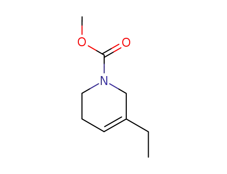 Molecular Structure of 77612-52-3 (1(2H)-Pyridinecarboxylic acid, 3-ethyl-5,6-dihydro-, methyl ester)