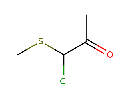 Molecular Structure of 56870-03-2 (2-Propanone, 1-chloro-1-(methylthio)-)