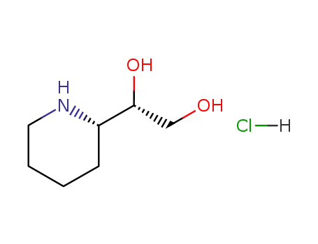 Molecular Structure of 30162-99-3 (α-(S,S)-1-(2-piperidyl)-1,2-ethanediol hydrochloride)