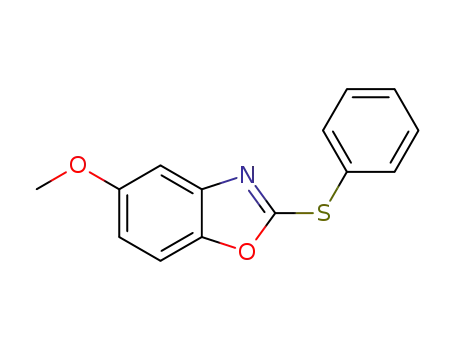 Molecular Structure of 1300106-04-0 (5-methoxy-2-phenylthio-1,3-benzoxazole)