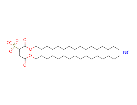 Butanedioic acid,2-sulfo-, 1,4-dihexadecyl ester, sodium salt (1:1)