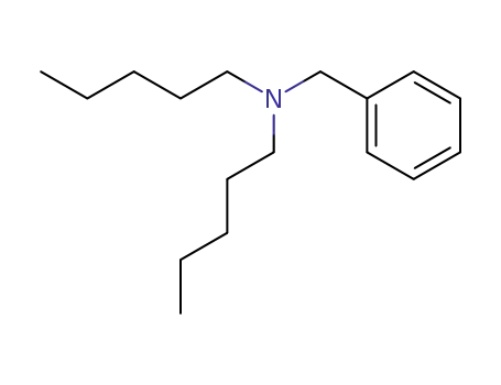 Molecular Structure of 6539-59-9 (Benzenemethanamine, N,N-dipentyl-)