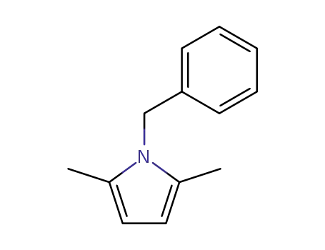 Molecular Structure of 5044-20-2 (1-BENZYL-2,5-DIMETHYLPYRROLE)