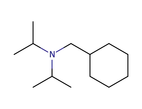 Molecular Structure of 80934-61-8 (N-(CYCLOHEXYLMETHYL)DIISOPROPYL AMINO)