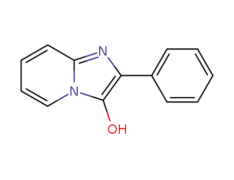 Molecular Structure of 25142-28-3 (2-phenylimidazo[1,2-a]pyridin-3-ol)