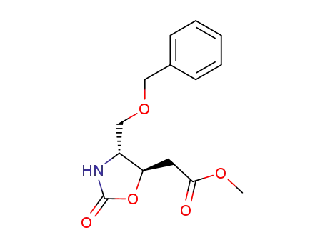 methyl (4R,5R)-4-(benzyloxy)methyl-2-oxo-5-oxazolidineacetate