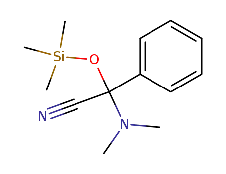 Dimethylamino-phenyl-trimethylsilanyloxy-acetonitrile