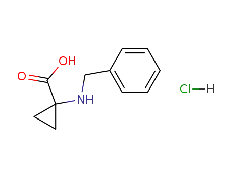 Molecular Structure of 119111-75-0 (1-(N-benzylamino)cyclopropanecarboxylic acid hydrochloride)