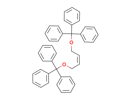 Molecular Structure of 125274-08-0 (cis-1,4-bis-(O-trityl)but-2-ene)