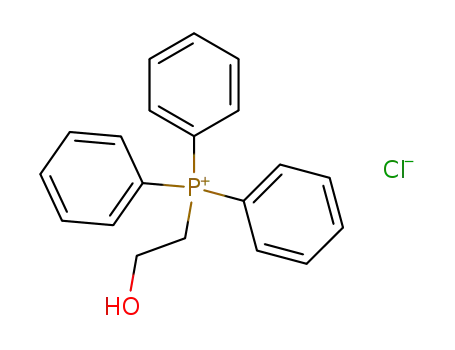 Molecular Structure of 23250-03-5 ((2-HYDROXYETHYL)TRIPHENYLPHOSPHONIUM CHLORIDE)