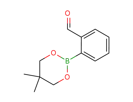 Molecular Structure of 95752-86-6 ((2-FORMYLPHENYL)BORONIC ACID NEOPENTYL GLYCOL ESTER)