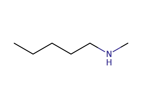 Molecular Structure of 25419-06-1 (N-Methylpentylamine)