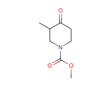 Molecular Structure of 31633-72-4 (methyl 3-methyl-4-oxopiperidine-1-carboxylate)