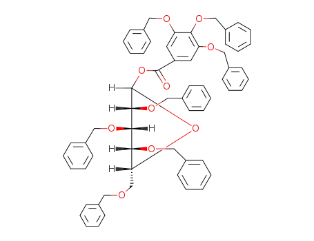 Molecular Structure of 106822-42-8 (Heptabenzyl-α-D-glucogallin)