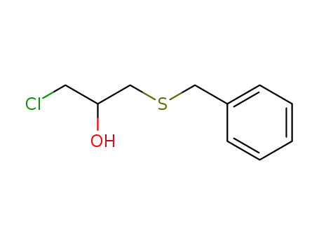 Molecular Structure of 26551-50-8 (1-benzylsulfanyl-3-chloro-propan-2-ol)