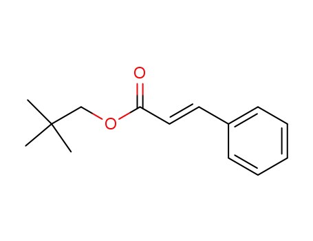 Molecular Structure of 138964-29-1 (2-Propenoic acid, 3-phenyl-, 2,2-dimethylpropyl ester, (E)-)