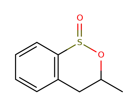 Molecular Structure of 111396-79-3 (3-methyl-1-oxobenzo<c>-2,1-oxathiane)