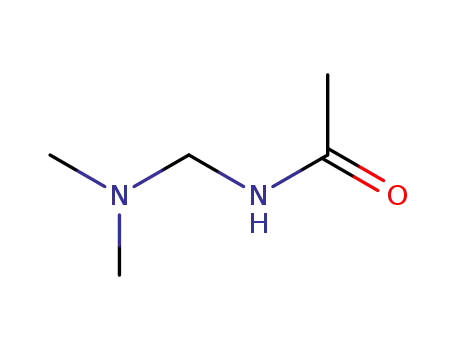 Molecular Structure of 38221-31-7 (Acetamide, N-((dimethylamino)methyl)-)