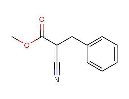Benzenepropanoic acid, a-cyano-, methyl ester