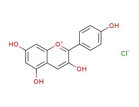 1-Benzopyrylium,3,5,7-trihydroxy-2-(4-hydroxyphenyl)-, chloride (1:1)