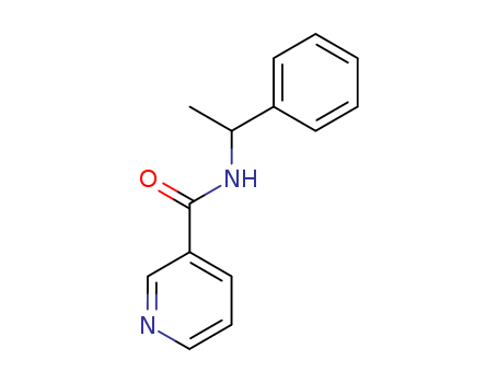 3-Pyridinecarboxamide, N-(1-phenylethyl)-