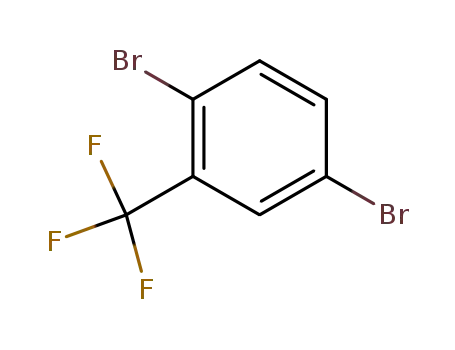 Molecular Structure of 7657-09-2 (2,5-DIBROMOBENZOTRIFLUORIDE)