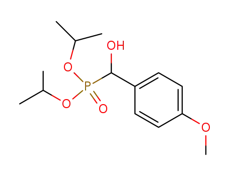 Molecular Structure of 33472-11-6 (DIISOPROPYL HYDROXY(4-METHOXYPHENYL)METHYLPHOSPHONATE)