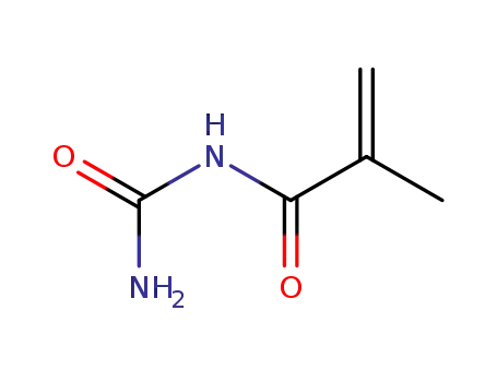 Molecular Structure of 20602-83-9 (N-(aminocarbonyl)methacrylamide)