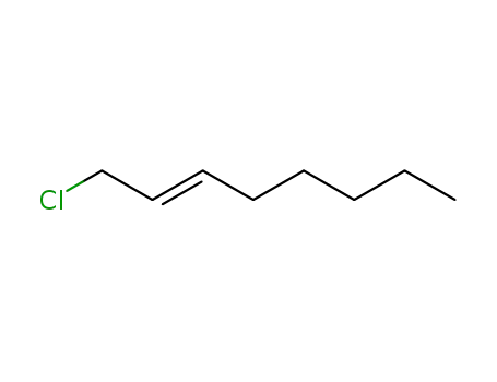 Molecular Structure of 68883-76-1 (2-Octene, 1-chloro-, (E)-)
