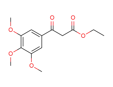 Molecular Structure of 3044-56-2 (Ethyl 3,4,5-trimethoxybenzoylacetate)