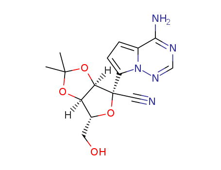 D-Altrononitrile, 2-C-(4-aminopyrrolo[2,1-f][1,2,4]triazin-7-yl)-2,5-anhydro-3,4-O-(1-methylethylidene)-