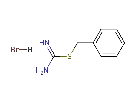 Molecular Structure of 55796-74-2 (Carbamimidothioic acid, phenylmethyl ester, monohydrobromide)