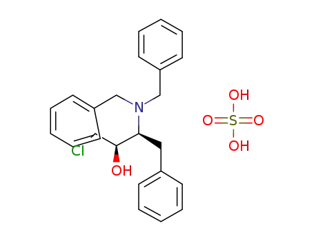 Molecular Structure of 934971-01-4 ((2R,3S)-1-chloro-3-dibenzylamino-4-phenyl-2-butanol sulfuric acid salt)