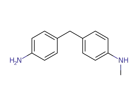 Molecular Structure of 26628-67-1 (N-METHYL-4,4'-METHYLENEDIANILINE)
